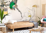 Papier peint mural Oiseau et Magnolia - Vignette | Mr Papier Peint