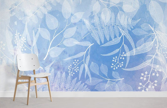 Papier Peint Mural Ombre des Feuilles - Le meilleur Papier peint panoramique Sur mesure