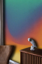 Papier peint mural Ombre Légère élégance bois et cuir pour votre intérieur - Vignette | Mr Papier Peint
