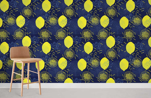 Papier peint mural Orange et Citron - Le meilleur Papier peint panoramique Sur mesure