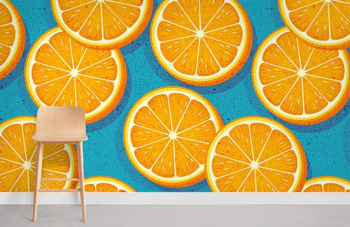 Papier peint mural Oranges - Le meilleur Papier peint panoramique Sur mesure