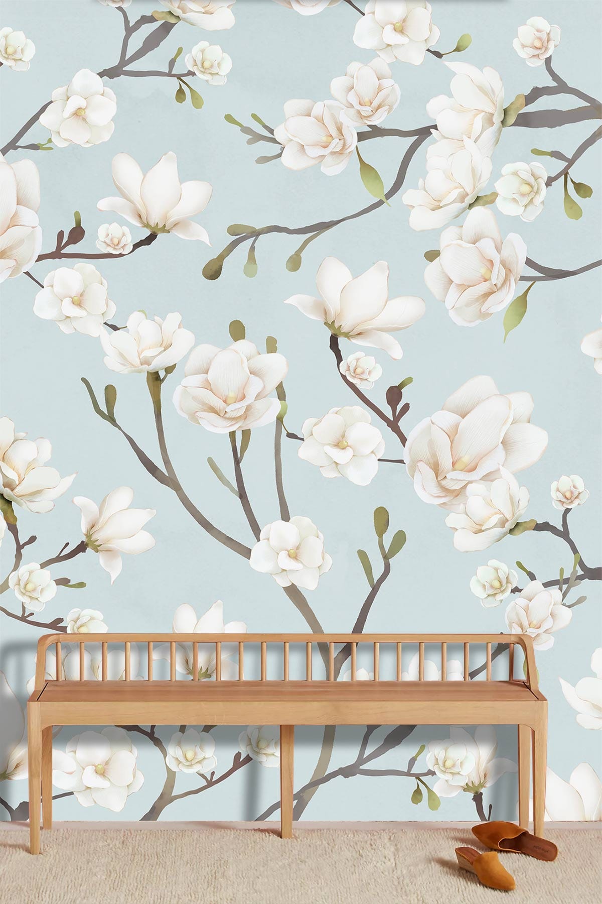 Papier peint mural Orchidée Blanche - Le meilleur Papier peint panoramique Sur mesure