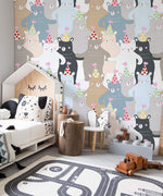 Papier peint mural Ours Dansants - Vignette | Mr Papier Peint