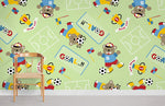 Papier peint mural Ours & Football - Vignette | Mr Papier Peint