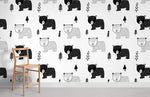 Papier peint mural ours Forêt Mystique et Arbres Centenaires - Vignette | Mr Papier Peint