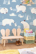 Papier peint mural Ours polaire hivernal - Vignette | Mr Papier Peint