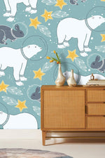 Papier peint mural Ours polaire Lapin - Vignette | Mr Papier Peint