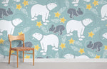 Papier peint mural Ours polaire Lapin - Vignette | Mr Papier Peint