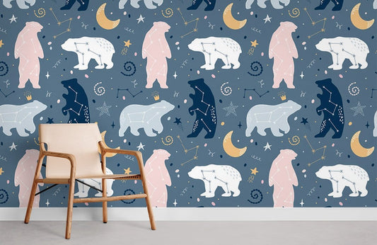 Papier peint mural Ours Polaires - Le meilleur Papier peint panoramique Sur mesure