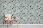 Papier peint mural Outils de Jardinage II charme vintage et nature - Vignette | Mr Papier Peint