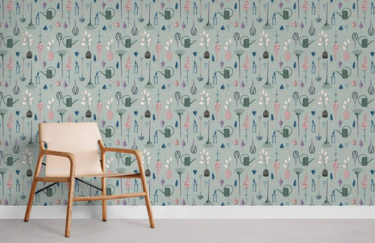 Papier peint mural Outils de Jardinage II - Le meilleur Papier peint panoramique Sur mesure