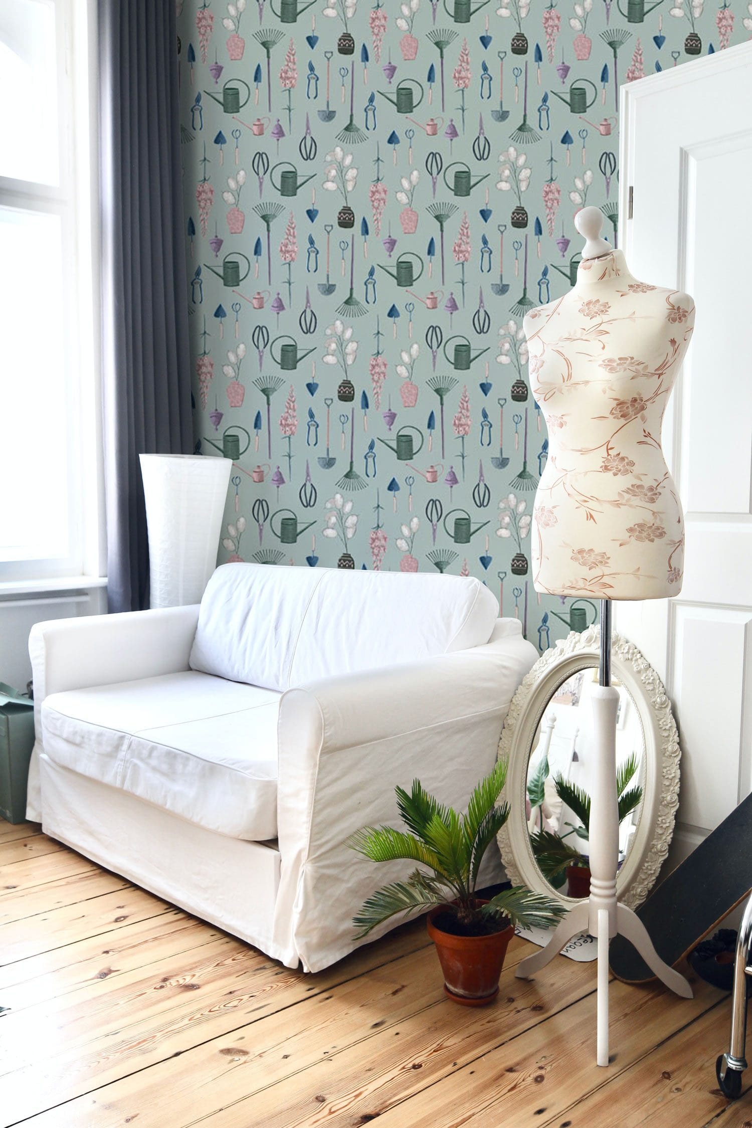 Papier peint mural Outils de Jardinage II - Le meilleur Papier peint panoramique Sur mesure