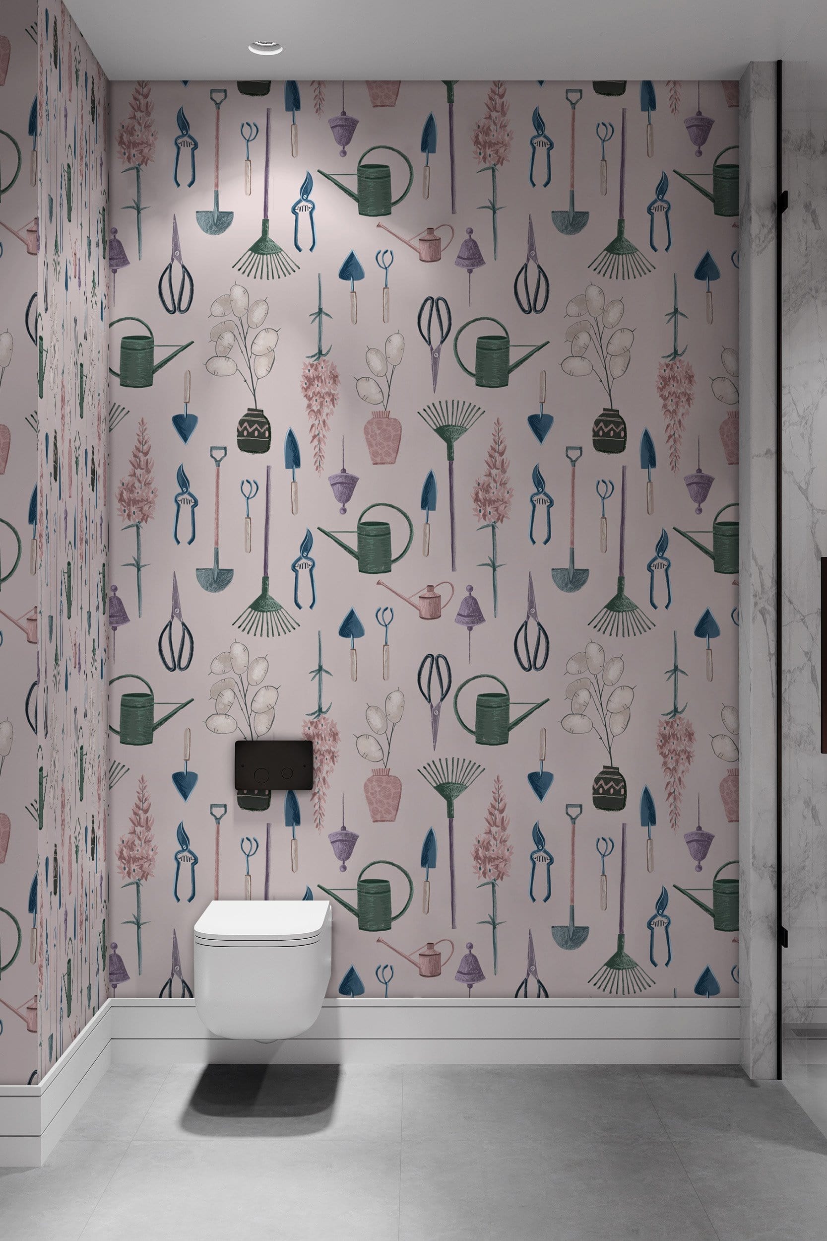 Papier Peint Mural Outils de Jardinage - Le meilleur Papier peint panoramique Sur mesure