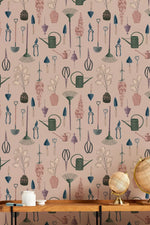 Papier peint mural Outils de Jardinage souffle nature et créativité - Vignette | Mr Papier Peint