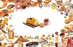 Papier peint mural Pain & Dessert II éclat de couleurs et de textures - Vignette | Mr Papier Peint