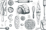 Papier peint mural pain Toast gourmand pour une touche unique - Vignette | Mr Papier Peint