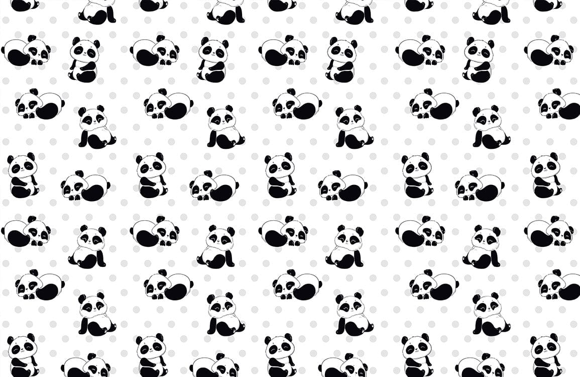 Papier peint mural Panda charmant - Le meilleur Papier peint panoramique Sur mesure