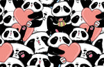 Peint mural panda Saint-Valentin douceur et tendresse pour votre intérieur - Vignette | Mr Papier Peint