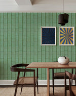 Élégance Naturelle avec Papier Peint Mural Panneau Vert - Vignette | Mr Papier Peint