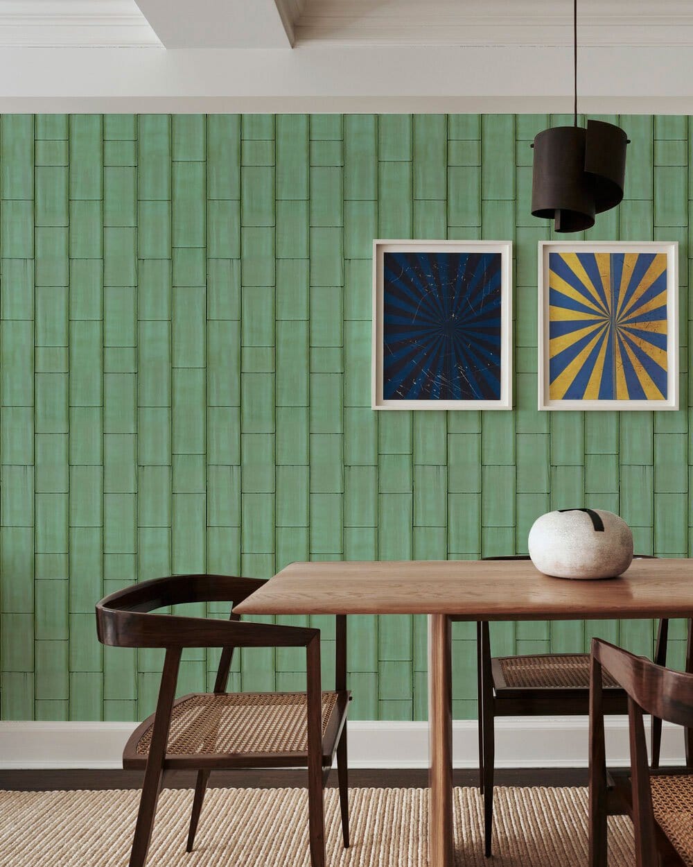 Papier peint mural Panneau Vert - Le meilleur Papier peint panoramique Sur mesure