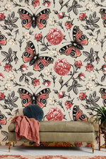 Papier peint mural Papillons avec Capsules - Vignette | Mr Papier Peint