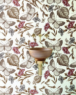 Papier peint mural Papillons et Fleurs - Vignette | Mr Papier Peint