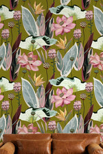 Papier peint mural Paradis de la Flore Tropicale - Vignette | Mr Papier Peint