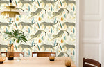 Papier Peint Mural Paradis Tropical Léopards de la Jungle - Vignette | Mr Papier Peint