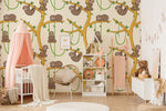Papier peint mural Paresseux Coquin dans une forêt luxuriante - Vignette | Mr Papier Peint