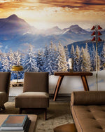 Papier Peint Mural Paysage Hivernal Fantastique - Vignette | Mr Papier Peint