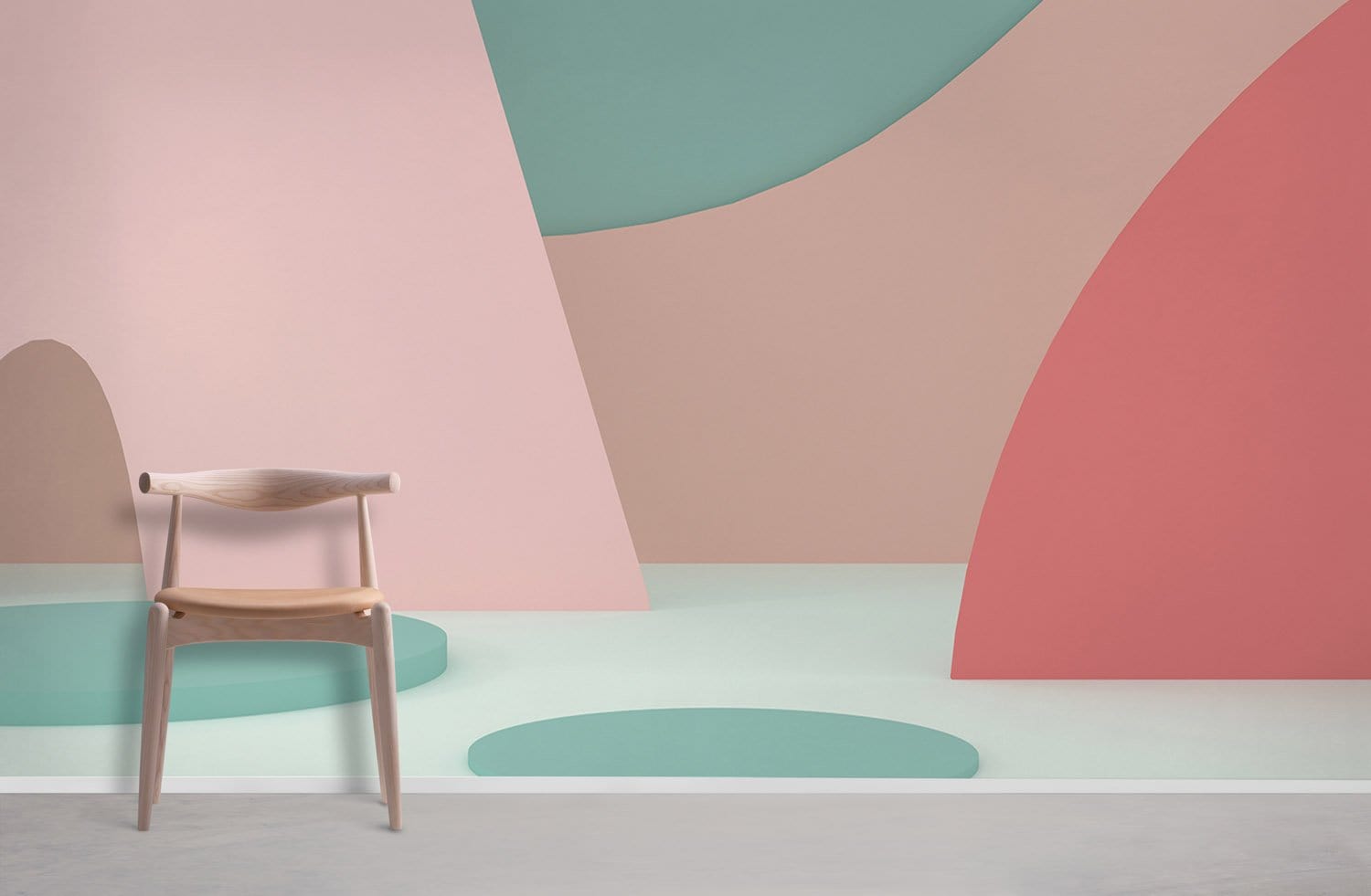 Papier Peint Mural Paysage Simple - Le meilleur Papier peint panoramique Sur mesure
