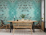 Papier Peint Mural Peau Turquoise - Vignette | Mr Papier Peint