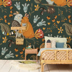 Papier peint mural Perruches amoureuses - Vignette | Mr Papier Peint