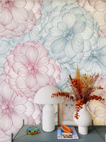 Élégance florale avec le Papier Peint Mural Pétale Ensemble - Vignette | Mr Papier Peint