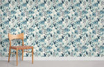 Papier peint mural Pétales Bleus élégance florale pour vos murs - Vignette | Mr Papier Peint