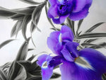 Rêve Floral avec Mural Pétales Pourpres Fantaisie - Vignette | Mr Papier Peint