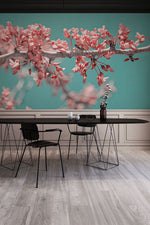 Élégance Florale avec Peint Mural Pétales Roses - Vignette | Mr Papier Peint