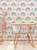 Papier Peint Mural Petit Arc-en-Ciel - Vignette | Mr Papier Peint