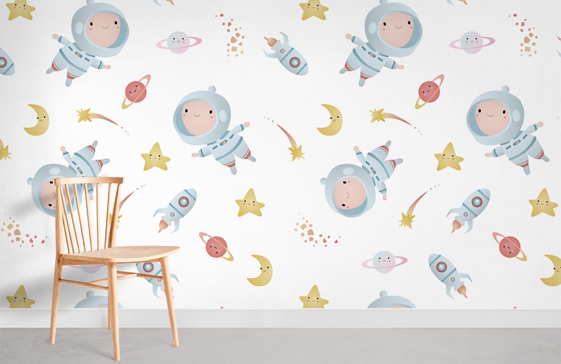 Papier peint mural Petit Astronaute - Le meilleur Papier peint panoramique Sur mesure