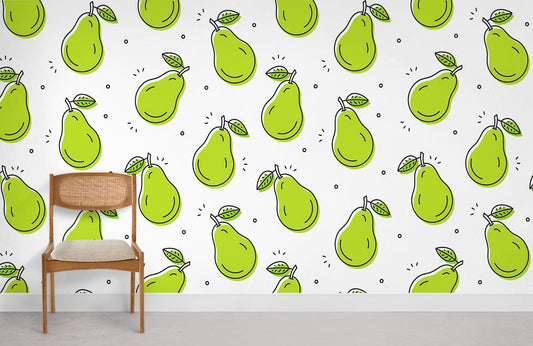 Papier peint mural Petite Poire - Le meilleur Papier peint panoramique Sur mesure