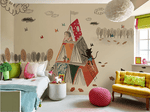 Papier peint mural Petite Tente de Livres bibliothèque féerique - Vignette | Mr Papier Peint