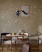 Papier peint mural Petits Bourgeons poésie florale pour votre salon - Vignette | Mr Papier Peint