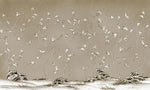 Papier peint mural Petits Bourgeons poésie florale pour votre salon - Vignette | Mr Papier Peint