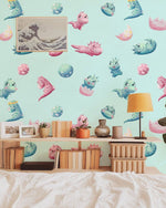 Papier peint mural Petits Dinosaures - Vignette | Mr Papier Peint