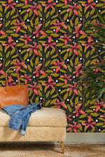 Éclat floral avec papier peint mural Pétunia - Vignette | Mr Papier Peint
