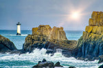 Évasion marine avec peint mural phare et rochers majestueux - Vignette | Mr Papier Peint