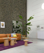 Éclat Naturel avec Mural Pierre Cristalline Verte - Vignette | Mr Papier Peint