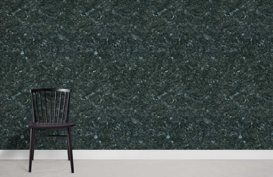 Mur mural Pierre avec motif subtil en granit vert foncé Cristal Jasper œuvre d art