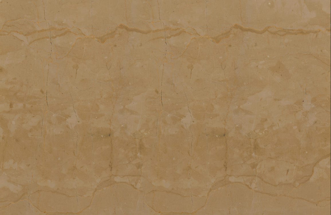 Papier peint mural pierre fissurée jaune avec travertin beige et veining subtil