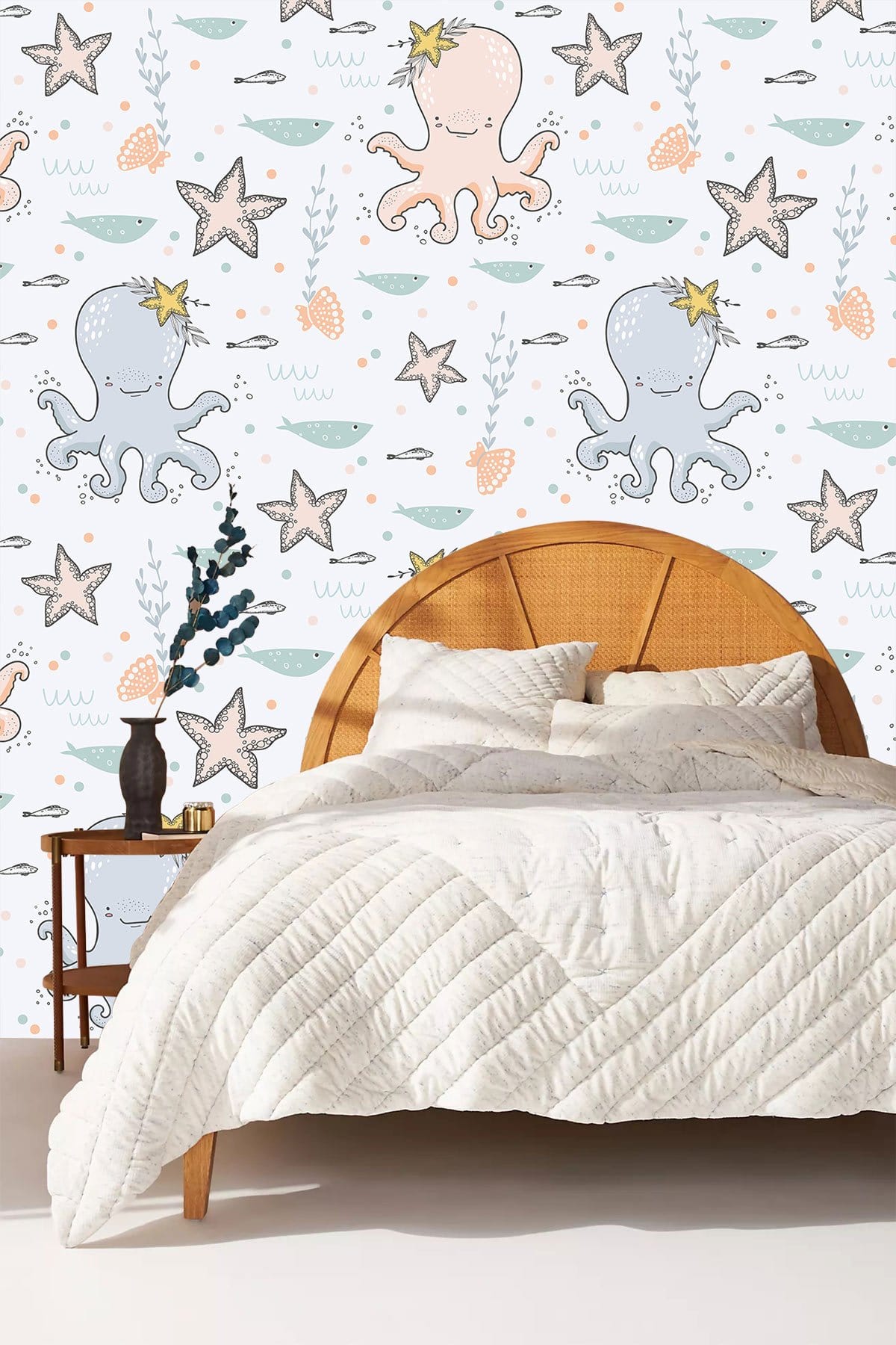 Papier Peint Mural Pieuvre - Le meilleur Papier peint panoramique Sur mesure